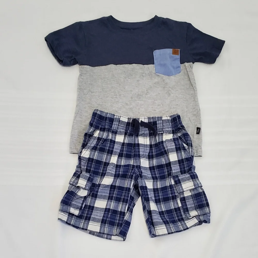 Lot of 4 Boys Summer Clothes - Picture 2 of 7